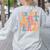 In My Art Teacher Era Artists First Day Of School Women Women's Sweatshirt Back Print Ash
