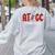 ATGC Teacher Student Biology Women's Sweatshirt Back Print Ash ATGC Teacher Student Biology Women's Sweatshirt Back Print Ash