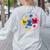 Autism Awareness Shirt Periodic Puzzle Science Teacher Men Women Kids Women's Sweatshirt Back Print Ash Autism Awareness Shirt Periodic Puzzle Science Teacher Men Women Kids Women's Sweatshirt Back Print Ash
