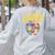 Autism Teacher Shirt I Teach Kindness Apple Puzzle Awareness Women's Sweatshirt Back Print Ash