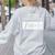 Avoid Negativity Math Teacher Women's Sweatshirt Back Print Ash