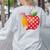 Back To School Pencil And Apple Teacher Student Women's Sweatshirt Back Print Ash Back To School Pencil And Apple Teacher Student Women's Sweatshirt Back Print Ash
