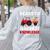 Back To School Teacher Farming Tractor Farmer Kids 100th Day Women's Sweatshirt Back Print Ash