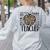 Back To School Teacher Life Apple Leopard Teacher Women Women's Sweatshirt Back Print Ash Back To School Teacher Life Apple Leopard Teacher Women Women's Sweatshirt Back Print Ash