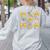 Back To School Yellow Bows Book Coffee Leopard Apple Teacher Women's Sweatshirt Back Print Ash Back To School Yellow Bows Book Coffee Leopard Apple Teacher Women's Sweatshirt Back Print Ash