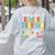 Battery Life Of Daycare Provider Childcare Teacher Women's Sweatshirt Back Print Ash