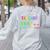 Battery Life Of A School Teacher Monday To Friday For Men Women Women's Sweatshirt Back Print Ash