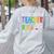 Battery Life Of A Teacher School Teacher Appreciation Women's Sweatshirt Back Print Ash Battery Life Of A Teacher School Teacher Appreciation Women's Sweatshirt Back Print Ash