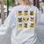 Bee Kind Positive Brave Happy Confident Humble Teacher Women's Sweatshirt Back Print Ash Bee Kind Positive Brave Happy Confident Humble Teacher Women's Sweatshirt Back Print Ash