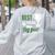 Best Teacher By Par Golf Golfer Women's Sweatshirt Back Print Ash