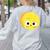 The Big Cheese Good Egg Teacher Halloween Costume Food Group Women's Sweatshirt Back Print Ash