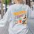 Biology Teacher Science Fueled By Mitochondria Coffee Women's Sweatshirt Back Print Ash