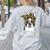 Birthday And Mother's Day -Boston Terrier Mom Women's Sweatshirt Back Print Ash