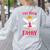 The Book Fairy Reading Teacher Librarian T-Shirt Women's Sweatshirt Back Print Ash