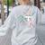 Boston T Subway Map Vintage MBTA Women's Sweatshirt Back Print Ash