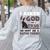 Boston Terrier American Gentleman Non-Sporting Dog Lover Women's Sweatshirt Back Print Ash
