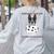 Boston Terrier American Gentleman Personal Stalker Dog Lover Women's Sweatshirt Back Print Ash