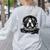 Boston Terrier Astronaut Shirt Spaceman Dog Space Lover Women's Sweatshirt Back Print Ash