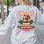 Boston Terrier My Christmas Spirit Dog Santa Claus X-Mas Women's Sweatshirt Back Print Ash