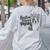 Boston Terrier Dog Bostie Mom Idea For Women Women's Sweatshirt Back Print Ash
