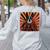 Boston Terrier Dog Japanese Art Samurai Ukiyo-e Women's Sweatshirt Back Print Ash