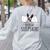 Boston Terrier Dog Lovers Sleepshirt Apparel Men Women Women's Sweatshirt Back Print Ash