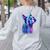 Boston Terrier Dog For a Boston Terrier Mom Women's Sweatshirt Back Print Ash