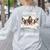 Boston Terrier Dog Official Sleepshirt Pajamas Nightgown Men Women Girls Kids Women's Sweatshirt Back Print Ash