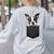 Boston Terrier Dog Puppy Dog In Pocket Cute Pet Lover Women's Sweatshirt Back Print Ash