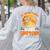 My Boston Terrier Dog Rides Shotgun Witch Halloween Men Women Women's Sweatshirt Back Print Ash