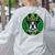 Boston Terrier Dog St Patricks Day Irish Pet Lover Men Women Kids Women's Sweatshirt Back Print Ash