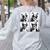 Boston Terrier Dogs With Sunglasses Photo Pets Meme Women's Sweatshirt Back Print Ash