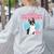 Boston Terrier Grandma Bostie Dog Owner Boston Terrier Men Women Women's Sweatshirt Back Print Ash
