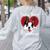 Boston Terrier Grandma Dog Owner Boston Terrier For Men Women Women's Sweatshirt Back Print Ash