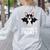 Boston Terrier Halloween Shirt Did Someone Say Treat Women's Sweatshirt Back Print Ash