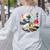 Boston Terrier Japanese Kanagawa Wave Surf Loyal Dog Men Women Kids Women's Sweatshirt Back Print Ash