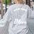 Boston Terrier Mom Boston Terrier Mom Women's Sweatshirt Back Print Ash