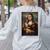 Boston Terrier Mona Lisa Painting Art Dog Mom Dad For Men Women Kids Women's Sweatshirt Back Print Ash
