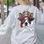 Boston Terrier Pirate T Shirt Jolly Roger Crossbones Skull Women's Sweatshirt Back Print Ash