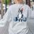 Boston Terrier Weightlifting Deadlift Men Fitness Gym Women's Sweatshirt Back Print Ash