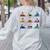 Boston Terriers Yoga Asana Pose And Meditation Women's Sweatshirt Back Print Ash