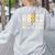 Boys Girls Teachers Rock Back To School ABCD Back In Class Women's Sweatshirt Back Print Ash