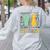 Braille Teacher Of The Visually Impaired Groovy VI Teacher Women's Sweatshirt Back Print Ash Braille Teacher Of The Visually Impaired Groovy VI Teacher Women's Sweatshirt Back Print Ash