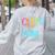 Cactus Teacher Shirt Cute Teacher Shirt Women's Sweatshirt Back Print Ash Cactus Teacher Shirt Cute Teacher Shirt Women's Sweatshirt Back Print Ash