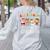 All Is Calm Xmas Kindergarten Christmas Season Teacher Women's Sweatshirt Back Print Ash All Is Calm Xmas Kindergarten Christmas Season Teacher Women's Sweatshirt Back Print Ash