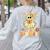 You Can't Scare Me I Teach 2nd Grade Halloween Teacher Ghost Women's Sweatshirt Back Print Ash