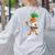 Carrate Karate Carrot Student Teacher Trainee Trainor Women's Sweatshirt Back Print Ash