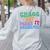 Chaos But Make It Academic Teacher Back To School Women's Sweatshirt Back Print Ash Chaos But Make It Academic Teacher Back To School Women's Sweatshirt Back Print Ash