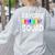 Childcare Daycare Squad Daycare Teacher Men Women Women's Sweatshirt Back Print Ash