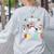 Chillin With My Sped Snowmies Teacher Student Christmas Women's Sweatshirt Back Print Ash Chillin With My Sped Snowmies Teacher Student Christmas Women's Sweatshirt Back Print Ash